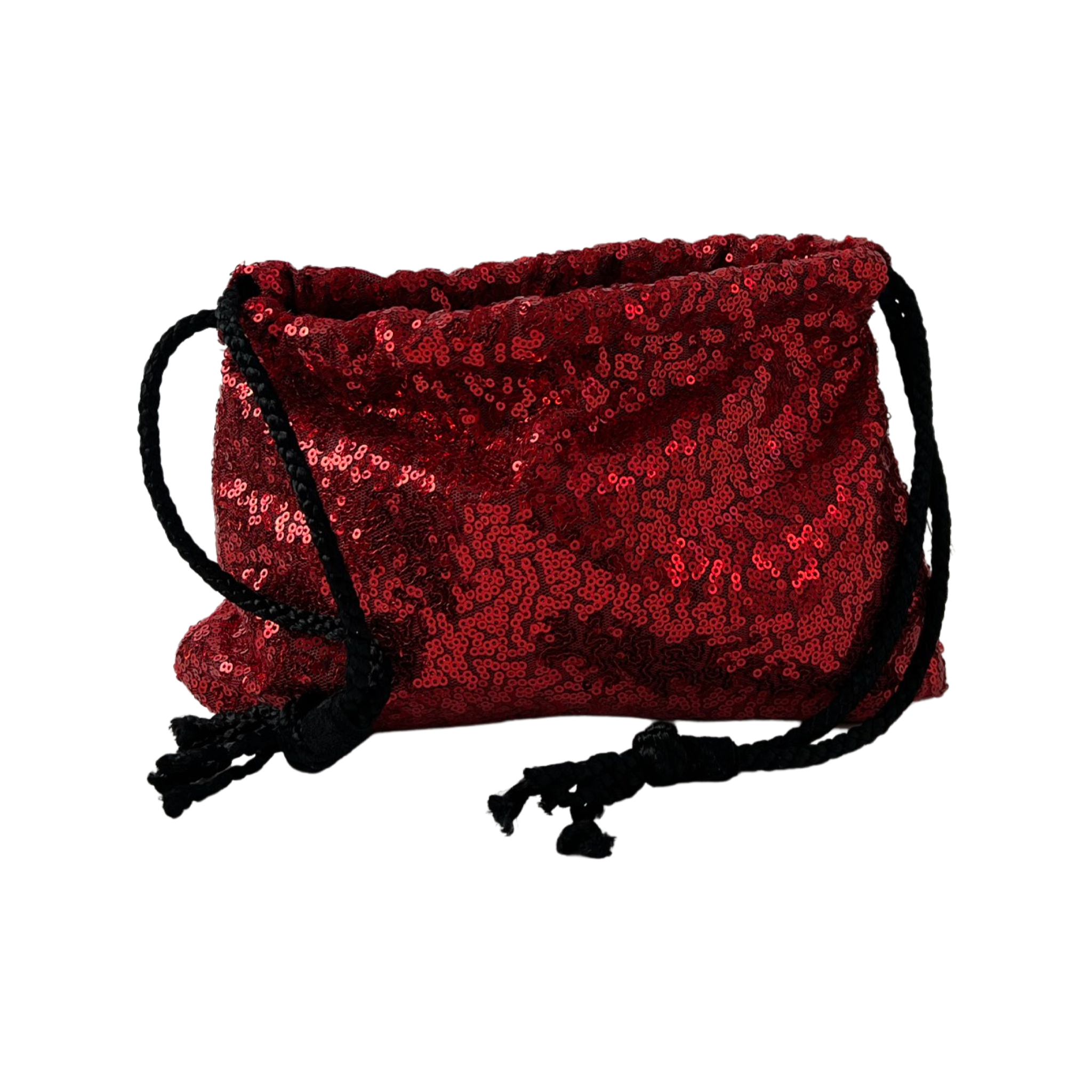 Sequin Draw String Pouch