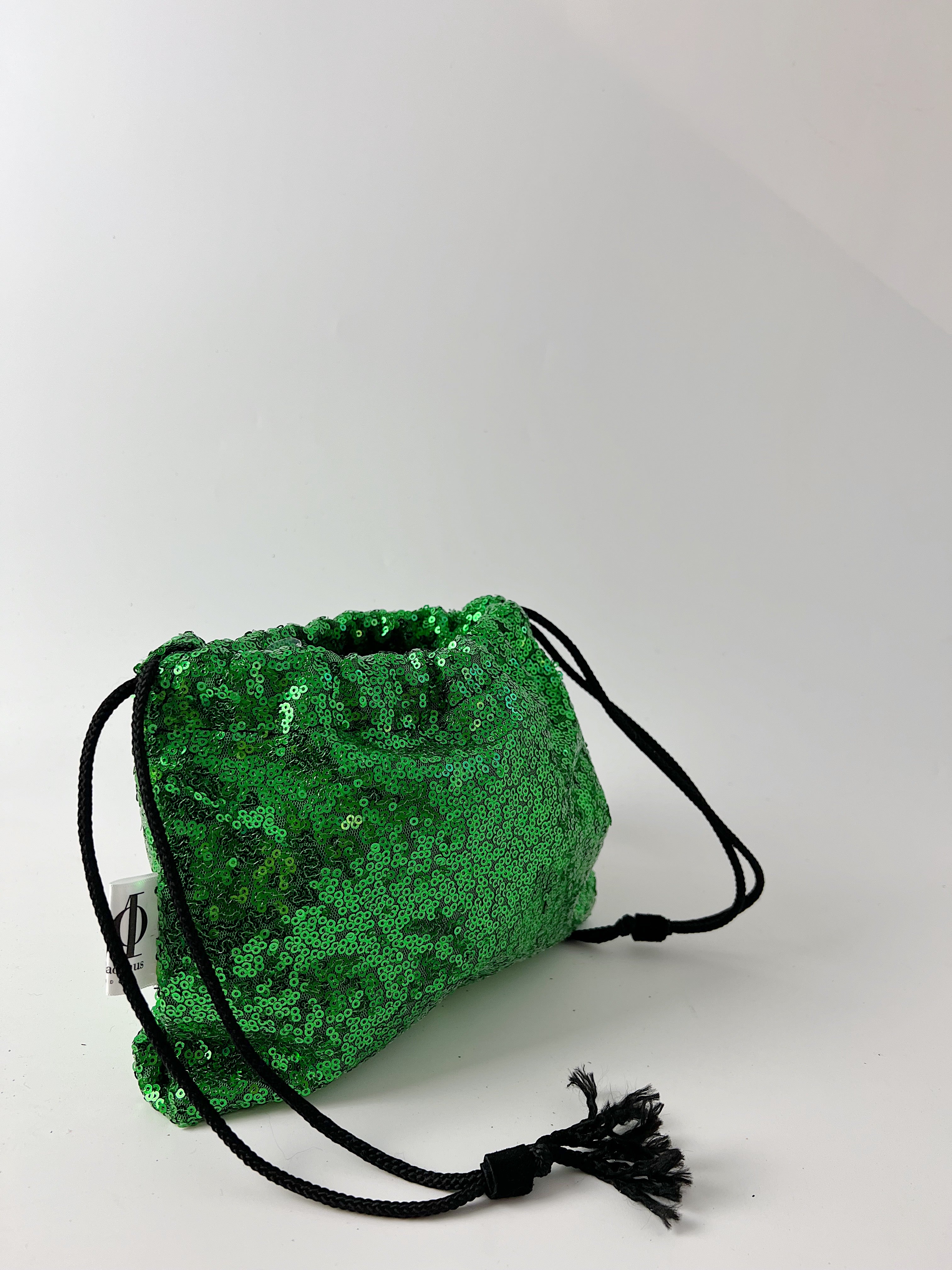 Sequin DrawString Pouch